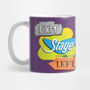 Exit Stage Left Mug